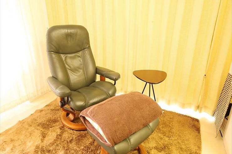 リラックスできる店内